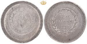 Mallorca, Ferdinand VII, 5 pesetas 1823