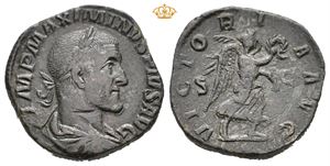 Maximinus I Thrax, AD 235-238. Æ sestertius (18,72 g)