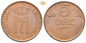 Norway. 5 øre 1930