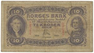 10 kroner 1913. D.3977877.