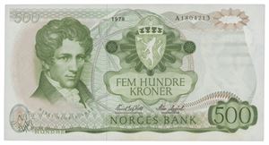 500 kroner 1978. A1804213