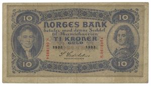 10 kroner 1932. S0618954