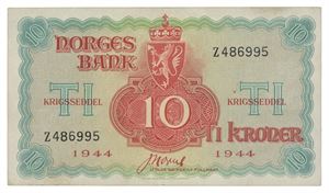 10 kroner London 1944. Z486995