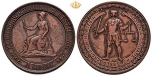 Kongsberg Jubilæumsutstilling 1924. Bronse