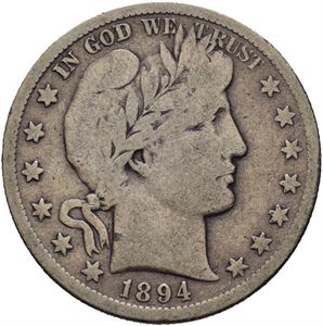 ½ Dollar "Barber Half Dollar" 1894 S