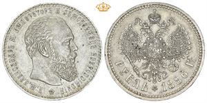 Rouble 1886