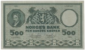 500 kr 1951