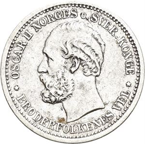 1 krone 1887