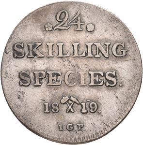 Carl XIV Johan, 24 skilling 1819