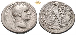 SYRIA, Seleucis and Pieria. Antioch. Vespasian, AD 69-79. AR tetradrachm (14,19 g).