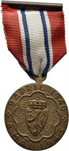 Norge, deltagermedaljen 1940-1945
