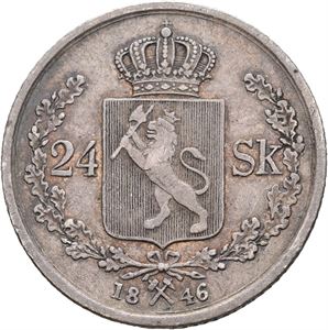 Oscar I, 24 skilling 1846