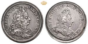Sølvavslag av 3 dukat u.år/n.d. (1699). (7,42 g)