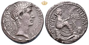 SYRIA, Seleucis and Pieria. Antioch. Augustus, 27 BC-AD 14. AR tetradrachm (14,00 g).