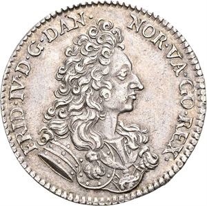 FREDERIK IV 1699-1730 4 mark 1700. S.7