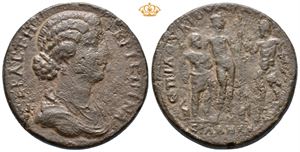 LYDIA, Silandus. Crispina. Augusta, AD 178-182. Æ medallion (40 mm, 48,68 g).