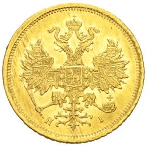 Alexander II, 5 rubel 1873.