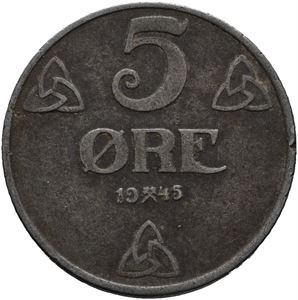 5 øre 1945