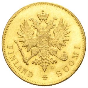 Nikolai II, 10 markkaa 1905.