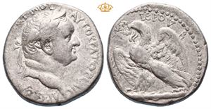 SYRIA, Seleucis and Pieria. Antioch. Vespasian, AD 69-79. AR tetradrachm (14,12 g).