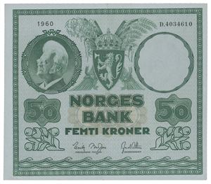 50 kroner 1960. D4034610