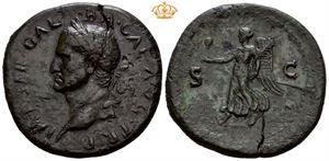 Galba. AD 68-69. Æ sestertius (24,63 g).