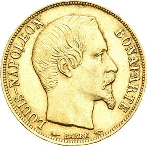 Ludvig Napoleon, 20 francs 1852 A