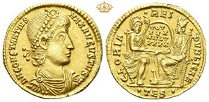 Constantius II. AD 337-361. AV solidus (4,34 g).