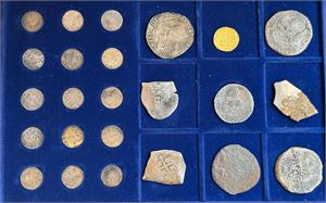 Original promotion set (Rundesett) of 24 coins from the Akerendam Treasure