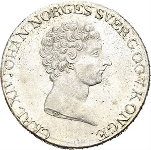 CARL XIV JOHAN 1818-1844, KONGSBERG, Speciedaler 1823