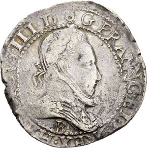 Henrik III, franc 1584 B