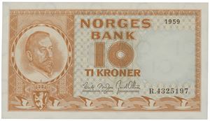 10 kroner 1959 R