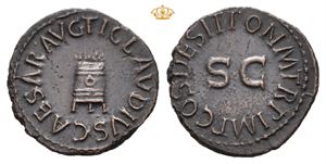 Claudius, AD 41-54. Æ quadrans (2,47 g)