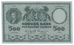 500 kroner 1976. A6450544