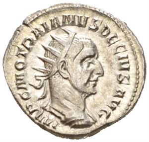 TRAJAN DECIUS 249-251, antoninian, Roma 250-51 e.Kr. R: Abundantia stående