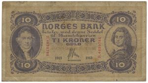 10 kroner 1913. D.4639785.