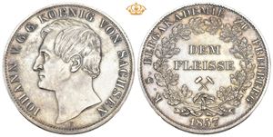 2 Taler 1857, Freiberg Bergakadamie