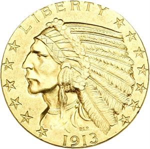 5 dollar 1913