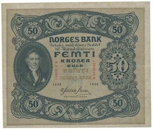 50 kroner 1936. B4199857