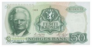 50 kroner 1983. R.1243135