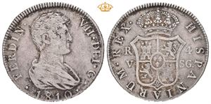 Ferdinand VII, 4 reales 1810. SG. Valencia