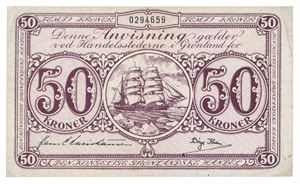 50 kroner (1953). 0294659