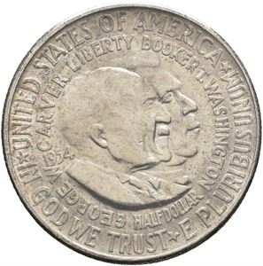 1/2 Dollar Booker T. Washington 1954 S