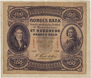 100 kroner 1920. A3884077