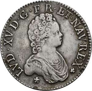 Ludvig XV, ecu 1716 X