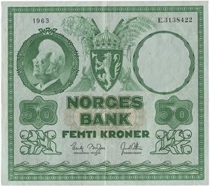 50 kroner 1963. E3138422