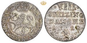8 skilling 1728. S.2