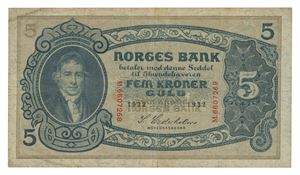5 kroner 1932. M6607269