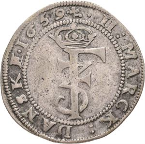 Frederik III, 2 mark 1659. S.79