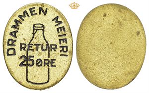 Drammen Meieri. 25 øre